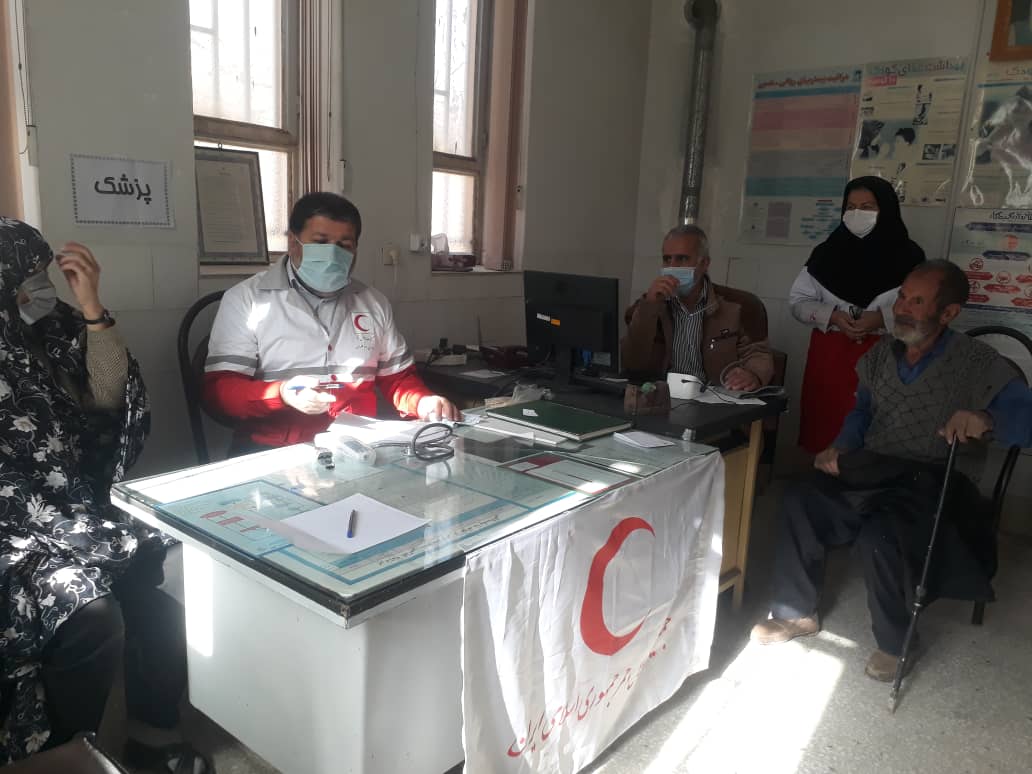اعزام تیم پزشکی داوطلبی جمعیت هلال احمر اشکذر به روستای هامانه