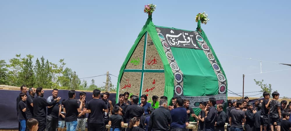 برگزاری مراسم باشکوه روز عاشورا در مناطق مختلف بخش خضر آباد