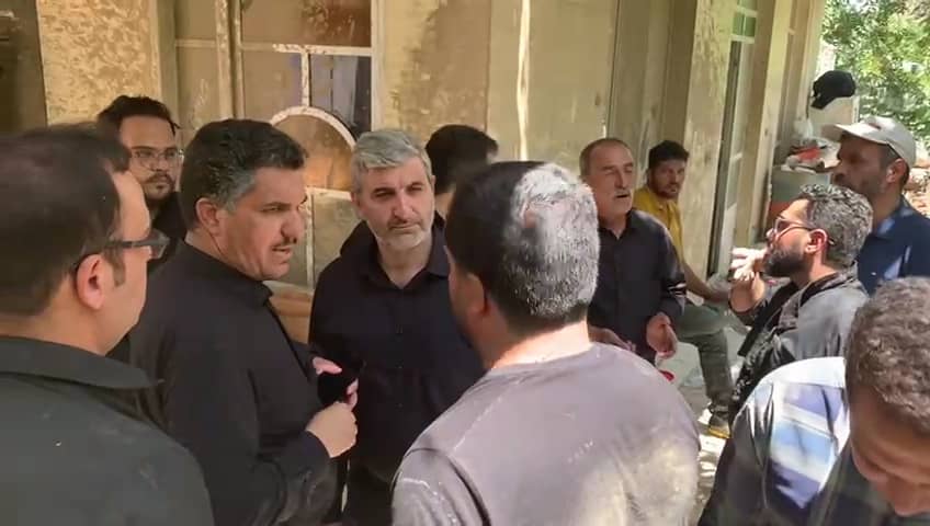 امدادرسانی نیروهای بسیج و سپاه به مناطق سیل زده بخش خضرآباد