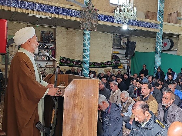 اقامه نماز جمعه این هفته بخش خضراباد در مسجد جامع روستای بامکان
