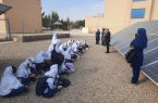 بازدید علمی دانش آموزان مدرسه نگاه مادر از نیروگاه خورشیدی دانشگاه آزاد اسلامی اشکذر