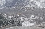 تصاویری از دومین برف زمستانی در بخش خضرآباد