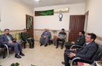 دیدار سرپرست فرمانداری شهرستان اشکذر با فرمانده ناحیه مقاومت بسیج به مناسبت روز پاسدار