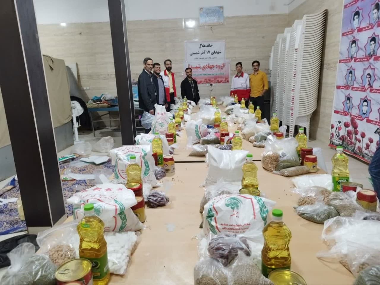 توزیع ۳۸ بسته کمک معیشتی به مناسبت میلاد امام حسن مجتبی (ع) در شمسی