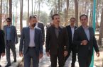 بازدید معاون هماهنگی امور عمرانی استانداری از پارک اشکی و ورودی‌های شهرستان