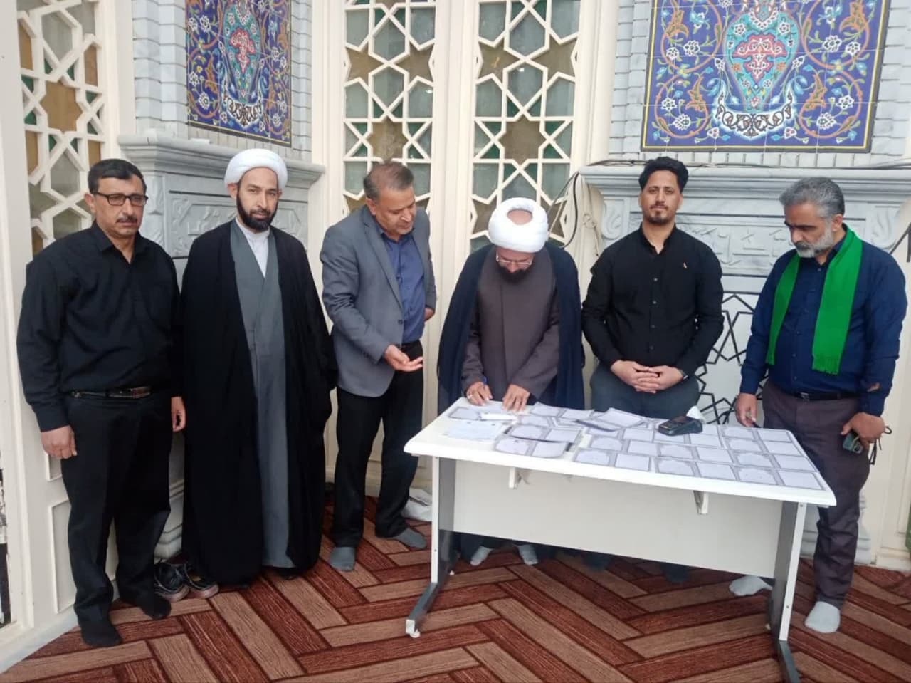 پیوستن مسئولان شهرستان اشکذر به جمع حامیان اکرام ایتام در ایام شهادت حضرت علی (ع)