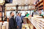 سرکشی فرماندار شهرستان اشکذر از واحدهای صنفی و بررسی وضعیت بازار