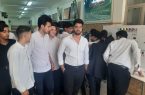 بازدید هنرجویان نمونه دولتی خادمی از نیروگاه خورشیدی و تجهیزات برق دانشگاه آزاد اشکذر