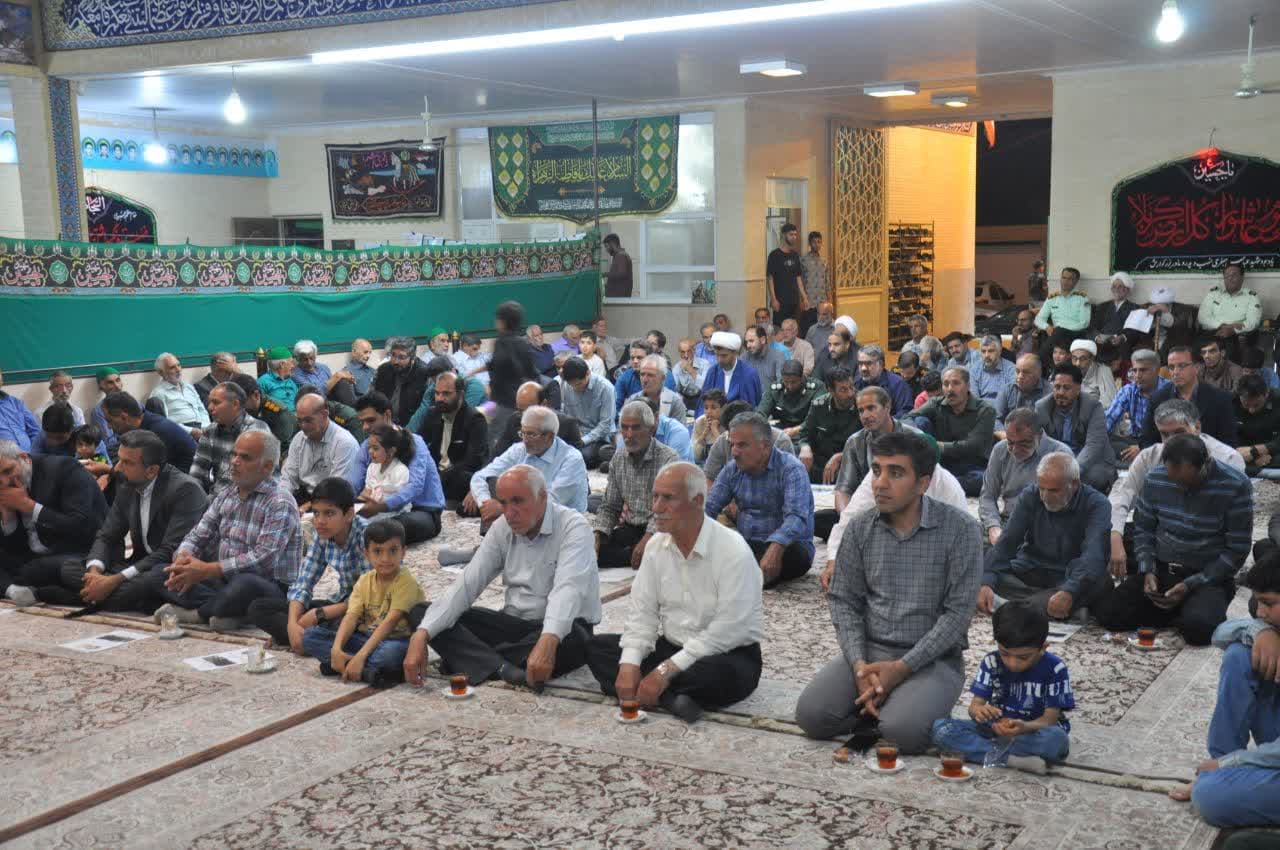سالگرد شهادت آیت‌الله رئیسی و شهدای خدمت در اشکذر برگزار شد