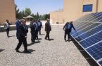 بازدید قائم مقام رییس دانشگاه آزاد اسلامی از نیروگاه خورشیدی واحد اشکذر