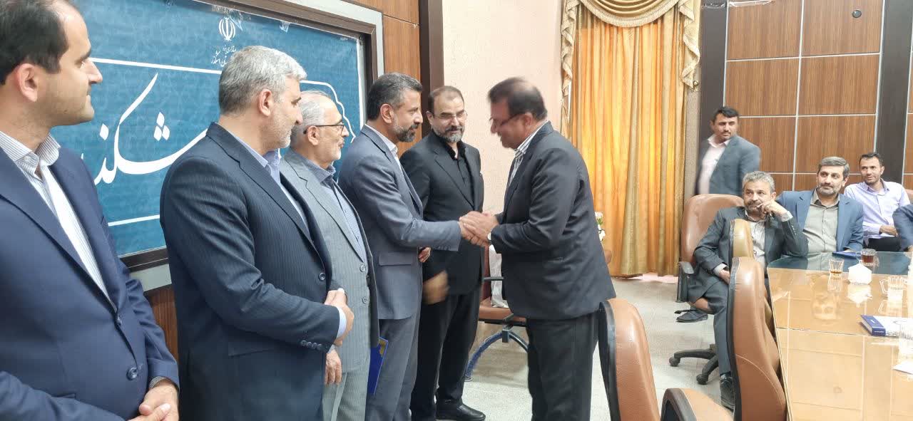 معارفه یدالله بقائی به عنوان رئیس جدید تعاون، کار و رفاه اجتماعی شهرستان اشکذر