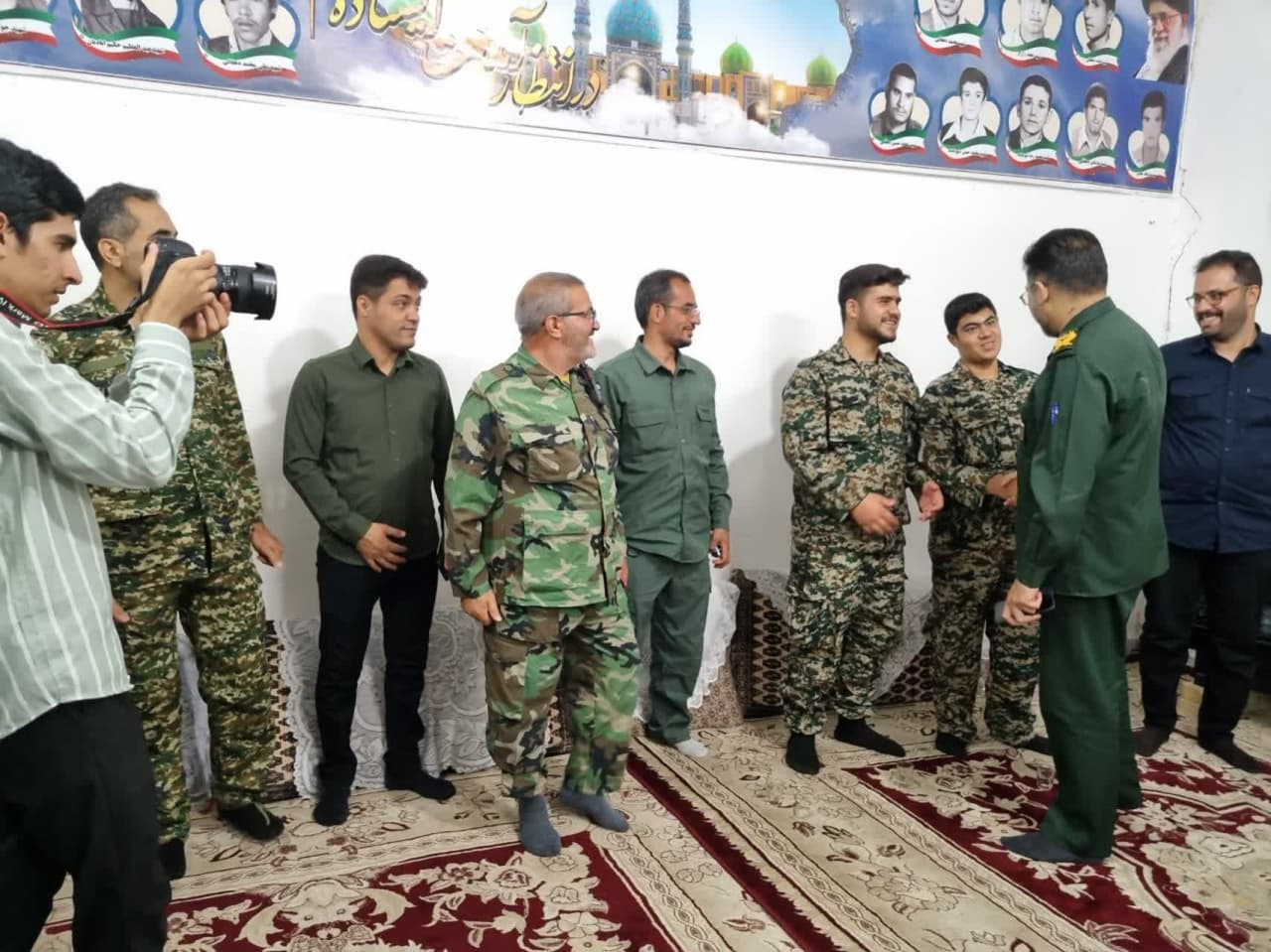 حضور سردار زارع کمالی در پایگاه فجر عمارشهر اشکذر+ تصاویر
