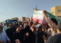 مراسم باشکوه استقبال و تشییع شهید نیما کریمی برگزار شد