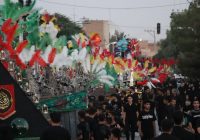 گزارش تصویری از آیین علم‌کشی در شهرستان اشکذر