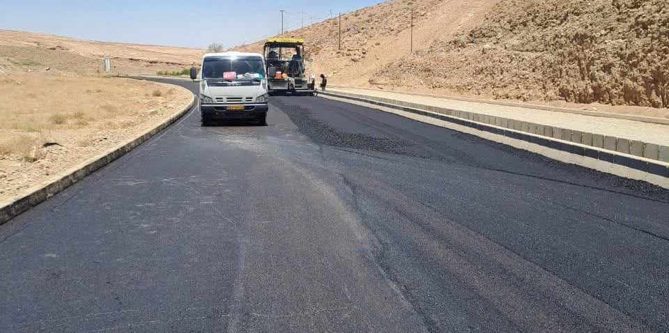 بازید از روند پیشرفت پروژه آسفالت کافی آباد_هامانه