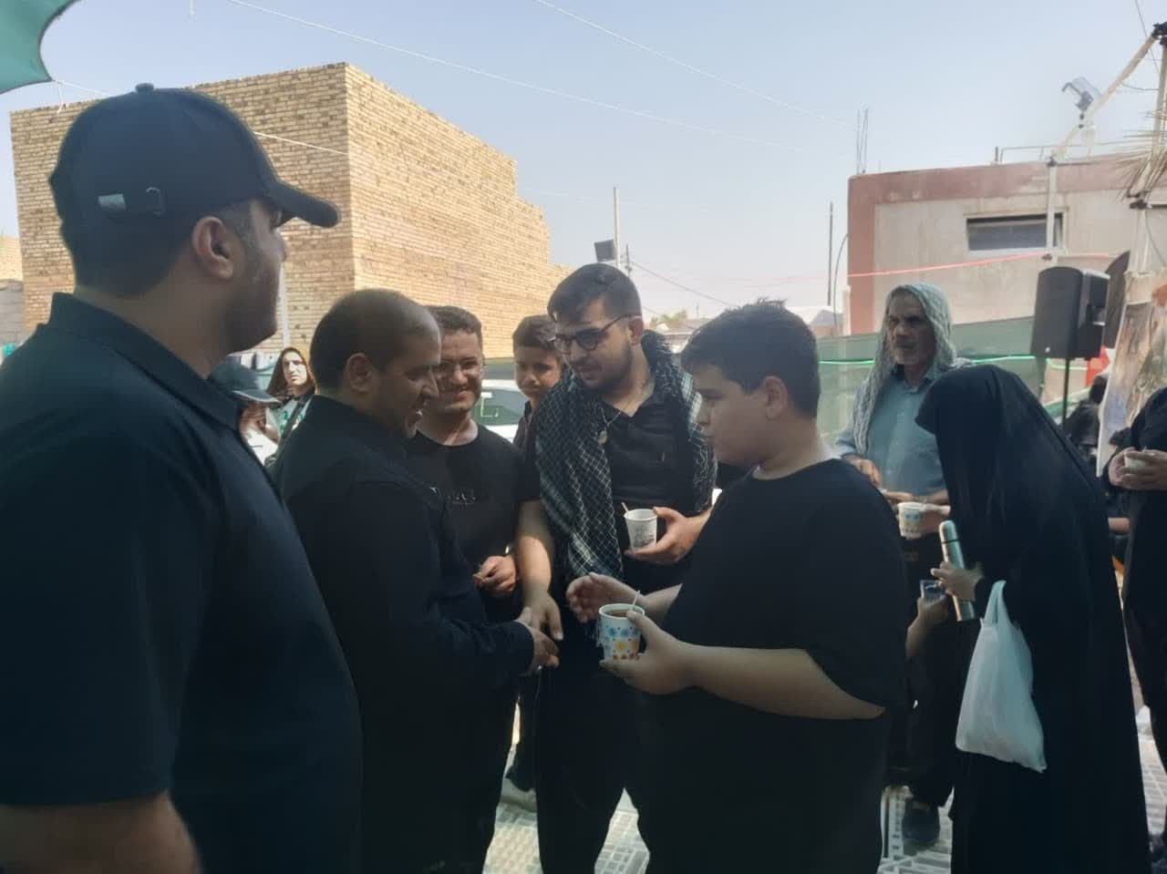 بازدید معاون استاندار یزد از مواکب و تیم‌ امدادی یزد در مسیر راهپیمایی عظیم اربعین حسینی و کربلا معلی