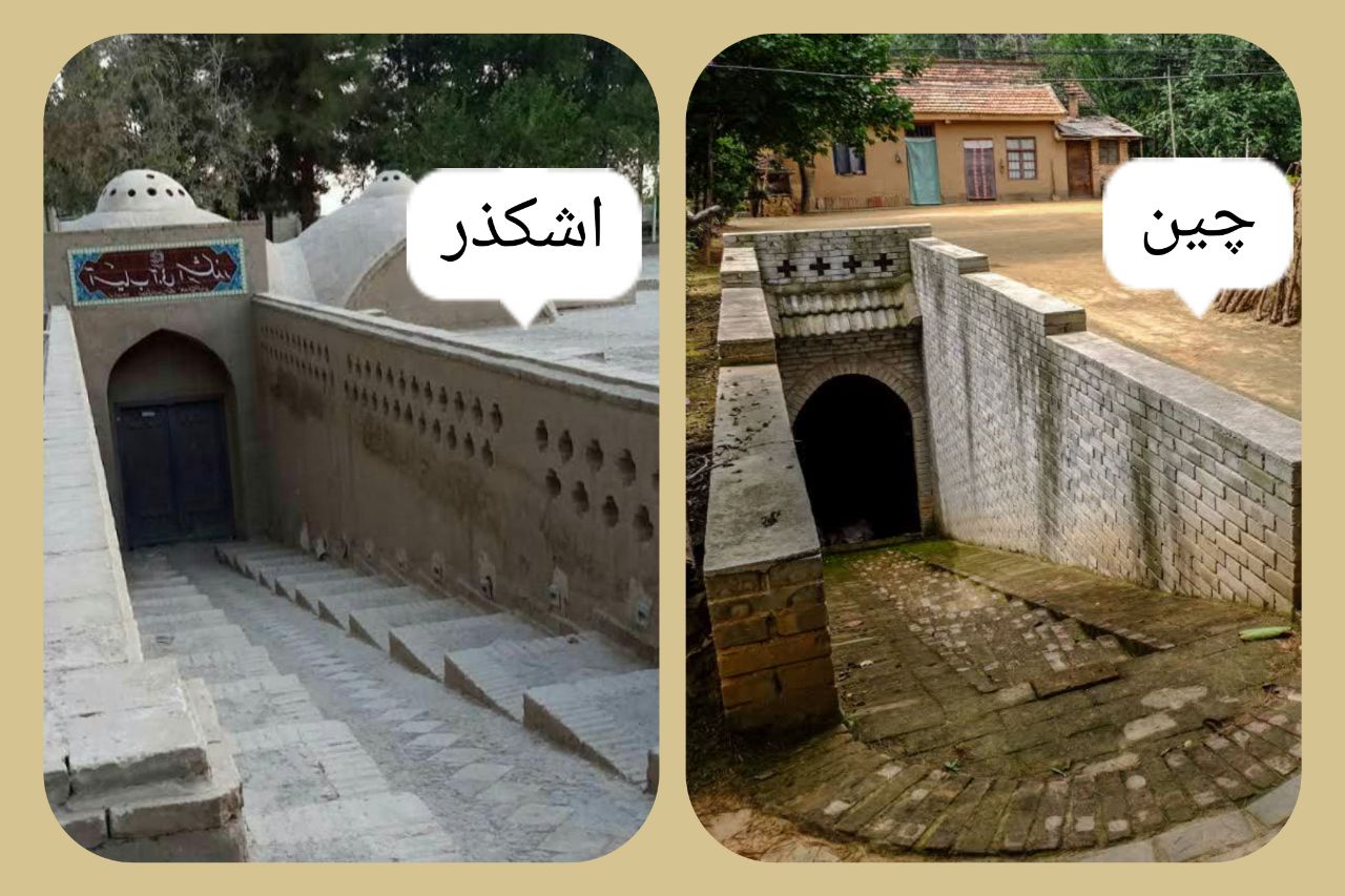 شباهت‌های جالب ساختمان آسیاب آبی اشکذر و ساختمانی در سانمنشیا چین