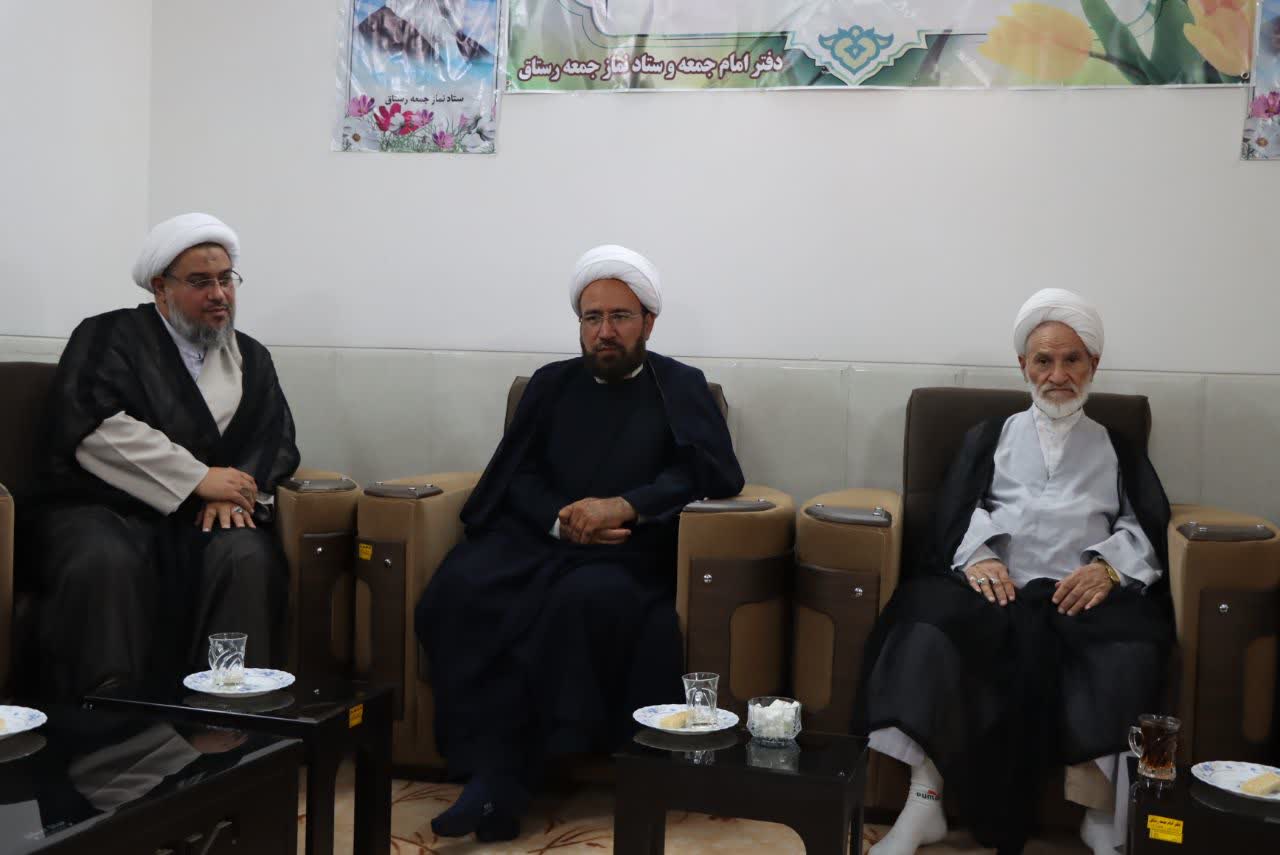 برگزاری جلسه قرارگاه شهرستانی مسجد به میزبانی دفتر امام جمعه رستاق 