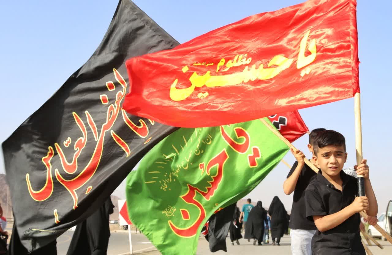 گزارش تصویری از پیاده‌روی جاماندگان اربعین حسینی در تفت