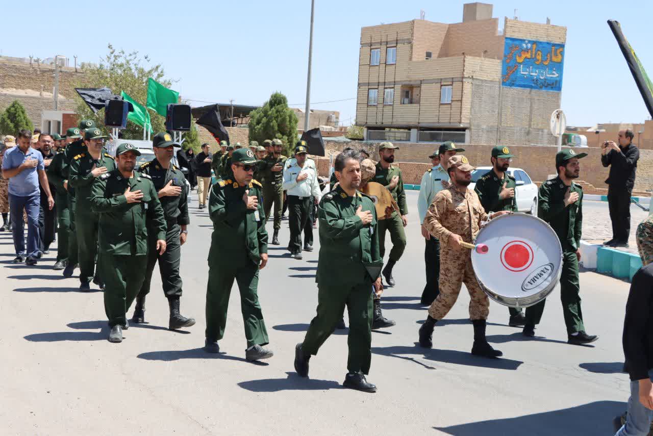 برگزاری عزاداری نیروهای مسلح شهرستان اشکذر