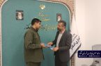 تقدیر فرماندار شهرستان اشکذر از زحمات سروان نظام دوست