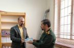دیدار فرمانده ناحیه مقاومت بسیج شهرستان با رئیس اداره کتابخانه های عمومی شهرستان اشکذر