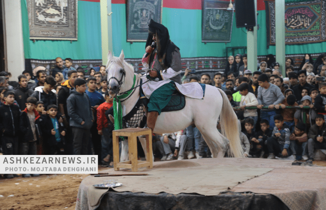 برگزاری مراسم تعزیه به مناسبت ایام شهادت حضرت زهرا(س)