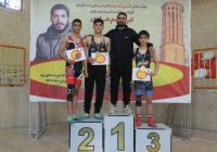 درخشش نوجوانان اشکذری با کسب سه مدال طلای کشتی آزاد استان یزد.