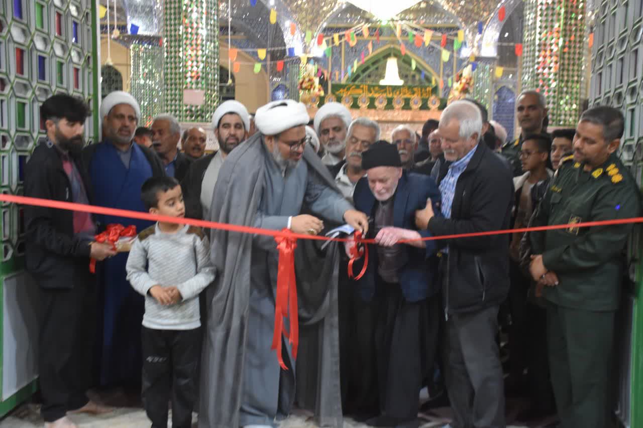 برگزاری مراسم افتتاحیه شبستان امامزاده سیدحسین بندرآباد