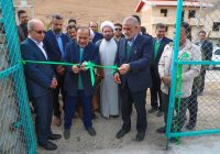 بهره‌برداری از زمین چمن مصنوعی شهدای هامانه بخش خضرآباد شهرستان اشکذر