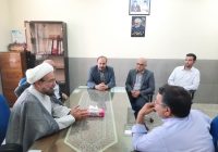 دیدار امام جمعه شهرستان اشکذر با رئیس و کارکنان دانشگاه آزاد اسلامی اشکذر