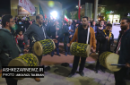 عزاداری سالروز تخریب بقیع در اشکذر،تجمع و دمام‌زنی در میدان نماز