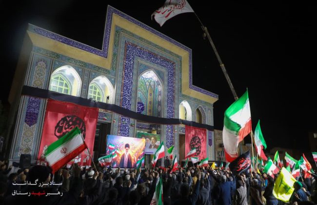 برگزاری مراسم چهلمین روز شهادت قائد امت حضرت آیت الله سید علی حسینی خامنه ای در شهرستان اشکذر