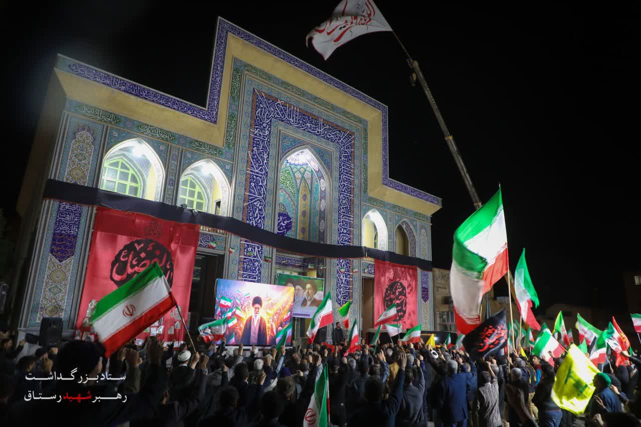 برگزاری مراسم چهلمین روز شهادت قائد امت حضرت آیت الله سید علی حسینی خامنه ای در شهرستان اشکذر