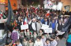 گزارش تصویری از اجتماع عظیم فرهنگیان، دانش آموزان و والدین مدارس شهر مجومرد
