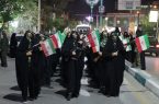 نمایش اقتدار و صلابت نیروهای مسلح خواهرِ شهرستان اشکذر در شب میلاد یگانه دخترِ موسی بن جعفر