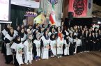 همایش ایران دخت با شعار شکوه دختری میثاق با رهبری در میدان نماز اشکذر