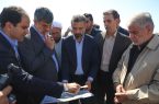 بازدید مسئولین ارشد استان و شهرستان از سایت ۱۱۰ هکتاری نهضت ملی مسکن اشکذر