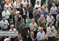 طنین دعای ندبه و اقامه نماز باشکوه عید سعید قربان در شهرستان اشکذر