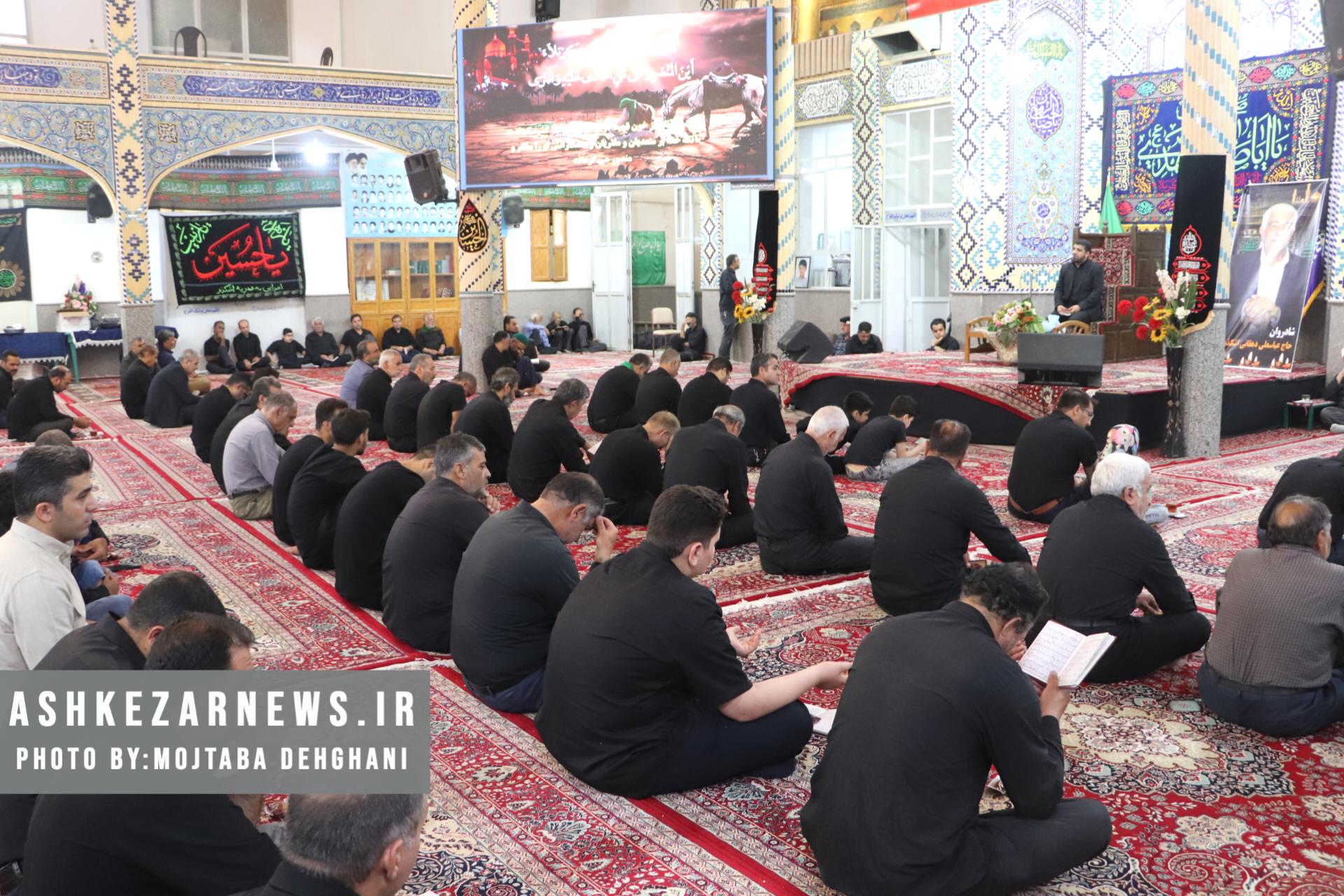 طنین نوای «ندبه» در مهدیه اشکذر با نوای حاج حمید معامله‌گر