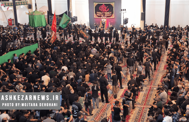 اشکذر در مسیر اربعین؛ اجتماع عاشقان حسینی در حسینیه آل‌کسا