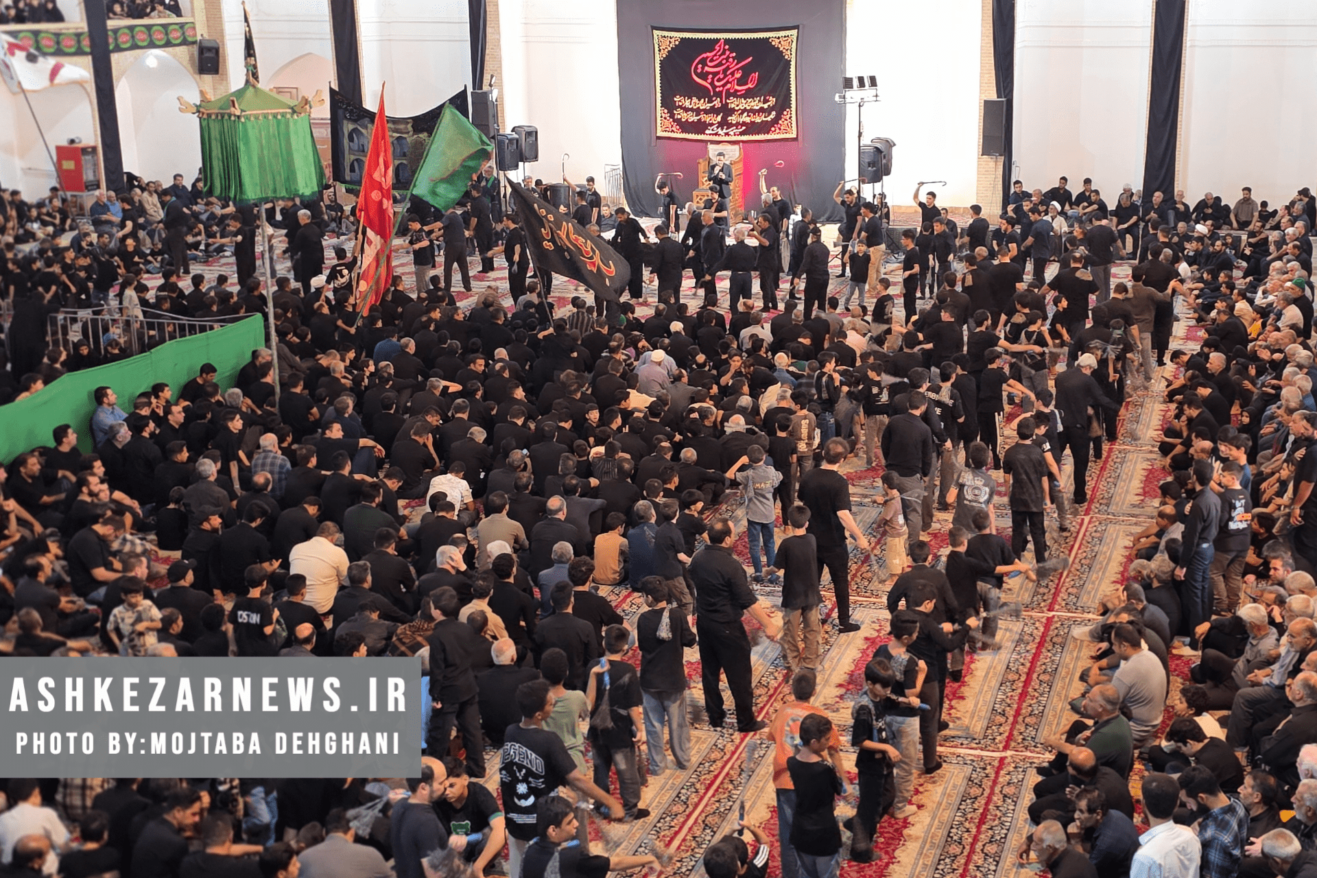 اشکذر در مسیر اربعین؛ اجتماع عاشقان حسینی در حسینیه آل‌کسا